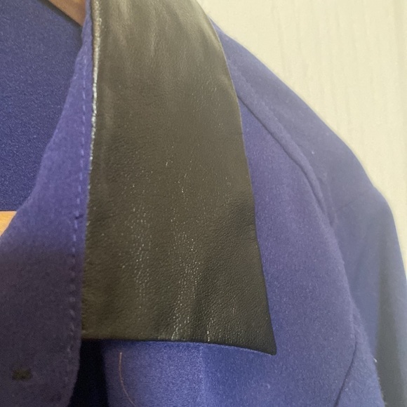 Women’s apartment nine sa XL button down leather look  trim - Picture 2 of 7